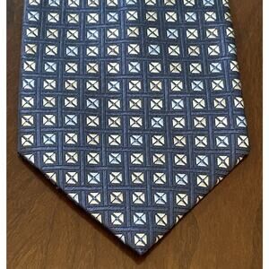 Weatherproof Blue Hand Made 100% Silk Men’s Neck Tie Made In China